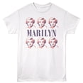 thumbnail image 1 of Marilyn Monroe T-Shirt pour Adulte Blanc « Repeat », 1 of 2