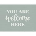 thumbnail image 3 of Imperfect Dust 18x15 Black Modern Framed Museum Art Print Titled - You Are Welcome Here, 3 of 5