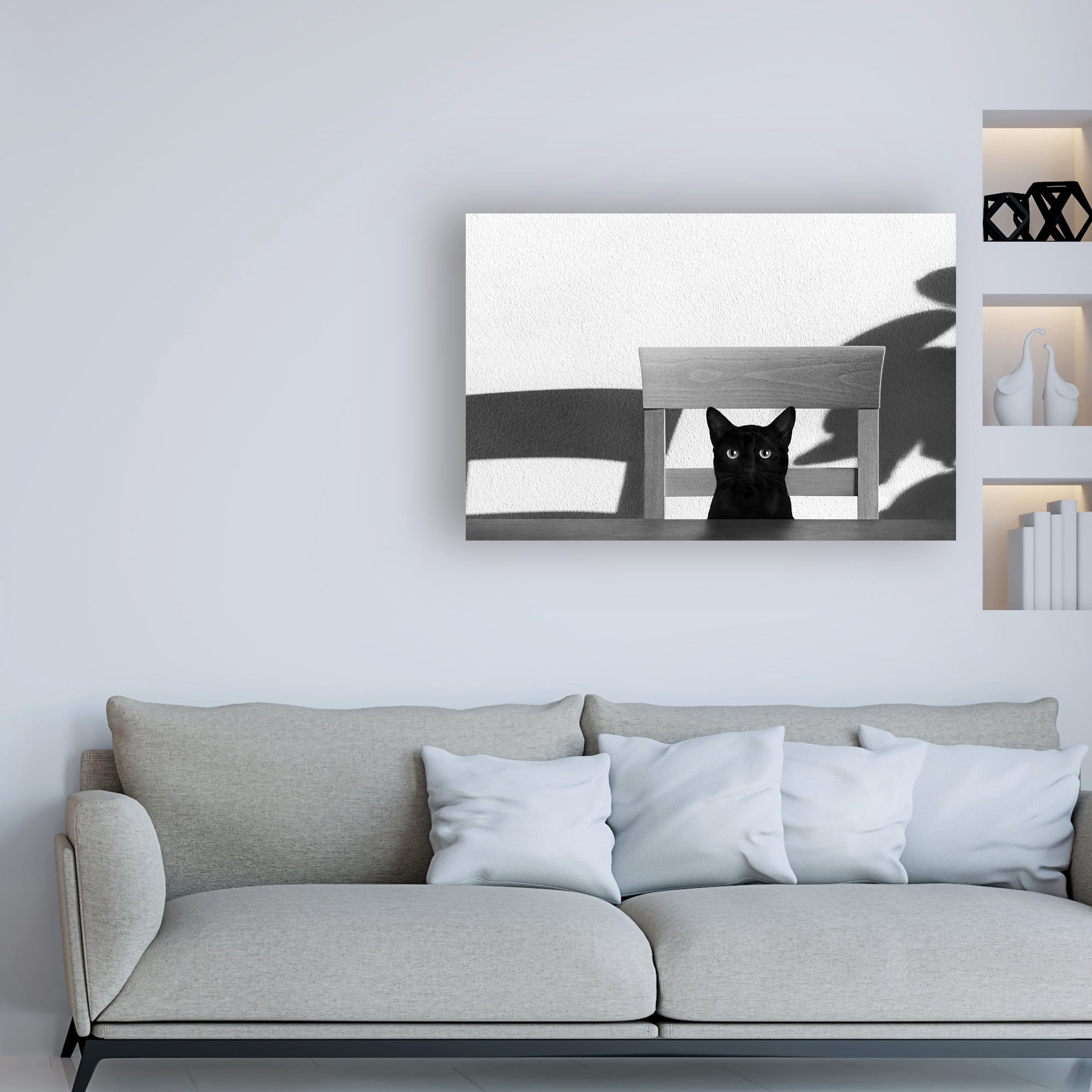 Trademark Fine Art 'Where Is My Coffee?' Canvas Art by Jon Bertell