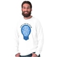 thumbnail image 4 of Shine a Light on Autism Bulb Symbol Long Sleeve TShirt Men Women Brisco Brands S, 4 of 6
