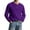 Purple001, variant on QHRMKOG Henley Shirts for Men Long Sleeve Modern Fit Thermal Basic Color Shirt Casual T-Shirts Fashion Pullover Top Green 3XL