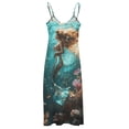 thumbnail image 5 of Mermaid Glitter Fish Scale Girls Sleeveless Dress for Women Clothing Female Women's Summer Skirt, 5 of 7