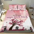 thumbnail image 1 of Adhura Conjunto de sábanas temático, trío de piezas, cómodo y amigable con la piel, diseño único, regalo de decoración para el hogar para familiares, amigos y fans,135cm *200cm, 1 of 6
