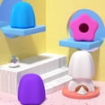 thumbnail image 3 of HUGFEGWE 2 Pcs Toothpaste Cap Self Closing Toothpaste Squeezer Dispenser Hygiene No Mess No Waste Bathroom Accessories Toothpaste Squeezer Dispenser For Kids 2pcs CJB91-7287, 3 of 8