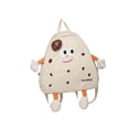 thumbnail image 1 of Mochila Cookie de pana de gran capacidad para la escuela, mochila ligera para niñas. Blanco, 1 of 9