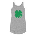 thumbnail image 1 of Tstars Womens Irish Shamrock Green Clover Heart Gift for St Patricks Day Cute Shirts Gift for Her Irish Shirt Pride Proud Irish Top Tank Dress Tunic, 1 of 9