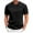 Black, variant on lulshou 2025 Summer T Shirts for Man Saving Mens Henley Shirts Short Sleeve Casual Button Down Shirts Lightweight Summer Basic Tee,Black-2XL
