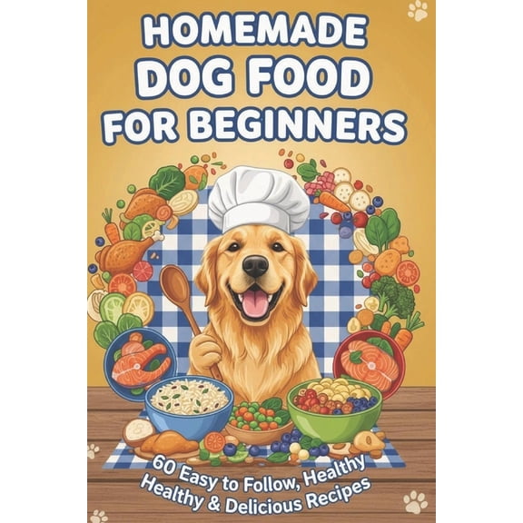 Homemade Dog Food for Beginners: 60 Easy and Healthy Dishes, (Paperback)