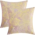 thumbnail image 1 of SZTXJ 45 x 45 cm ROSE Set of 2 Velvet Cushion Covers 45x45 cm Decoration Printed Gold Pillow Case for Sofa Bedroom Car Living Room Cushion Cover, 1 of 5