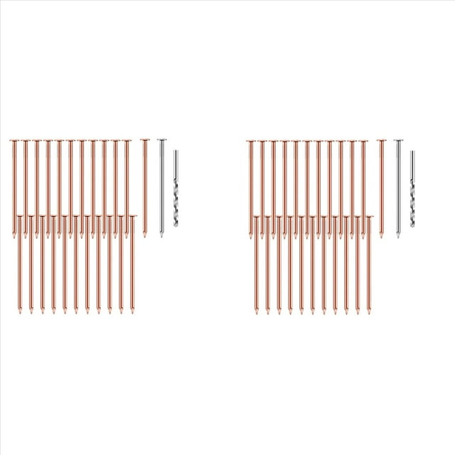 50 Pcs Copper Nails to Killing Trees,3.5 Inch Pure Copper Nails Bulk,Stump Removal Spikes Hardware Nails for Trees