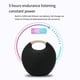 thumbnail image 3 of Altavoz Bluetooth Portátil de 5 W Caja de Música Inalámbrica de de Tela Colorida de Moda Rockmia -029 para Exteriores (Negro), 3 of 6