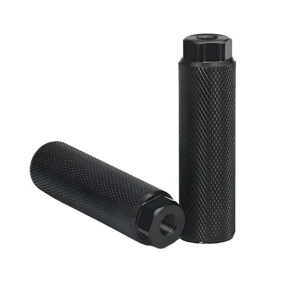 MELIVO Bike Peg Aluminum Alloy Anti Skid Foot Rest Pegs for Bmx Bike Axles 100X28 Bicycle Accessories Cycling Spare Parts Black 1