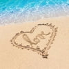 Club Pack of 192 Brown Beach Love Disposable Lunch Napkins 6.5"