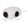 thumbnail image 2 of Simulated Stone Ornament Ceramic Fish Tank Decor Chic Fish Rest Cave Fish Shelter, 2 of 9