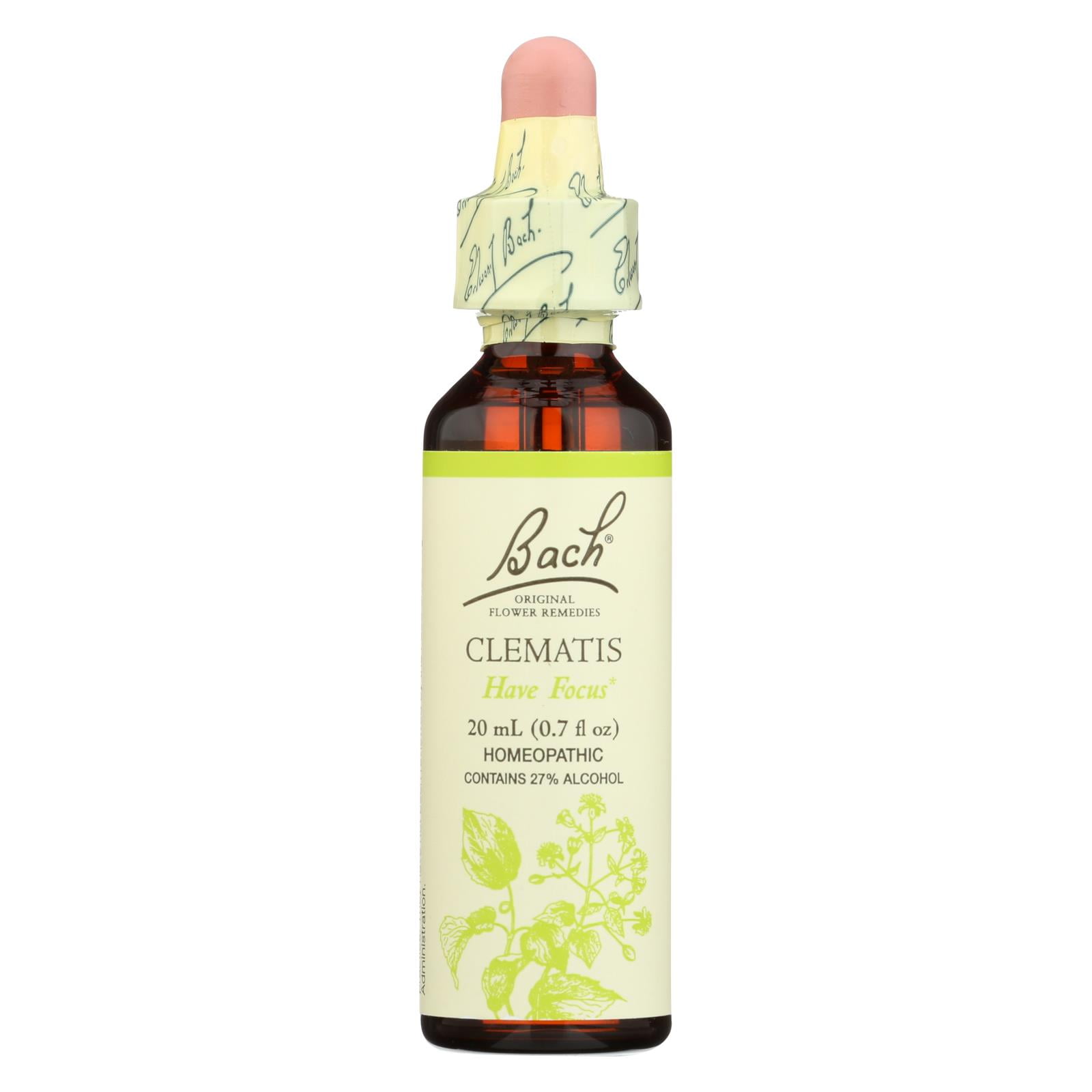 Bach Flower Remedies Essence Clematis 0.7 Fl Oz