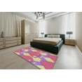 thumbnail image 4 of Ahgly Company Indoor Rectangle Patterned Pink Novelty Area Rugs, 2' x 3', 4 of 6