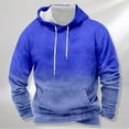 thumbnail image 2 of Caqnni Tie Dye Hoodie Sweatshirt Long Sleeve Tie Dye Hoodies for Men Hoody for Pullover Long Sleeve Tie Dye Hoodie for Men Long Sleeve Tie Dye Hoodie with Pullover (S,Blue), 2 of 5