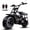 Black, variant on FRP Enhanced Package GMB100 Gas Powered Mini Dirt Bike 99CC for Teens and Adults, 28MPH Off Road Motorcycle, Weight Support Up to 220 LBS - Black
