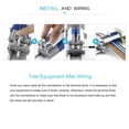 thumbnail image 7 of Erayco DIN Rail Terminal Blocks Kit, 20Pcs UK-2.5N 12 AWG Terminal Blocks, 2Pcs Ground Blocks, 2Pcs Fixed Bridge Jumpers, 4Pcs End Brackets, 4Pcs End Covers, 4Pcs Marker Strip, 1Pcs 8" Aluminum Rail, 7 of 7