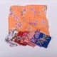 thumbnail image 2 of Zhuge Bufanda estampada pequeña bufanda cuadrada suave de gasa bufanda transparente protección para el cuello pequeña flor fragmentada accesorios de vestir bufanda (púrpura), 2 of 3