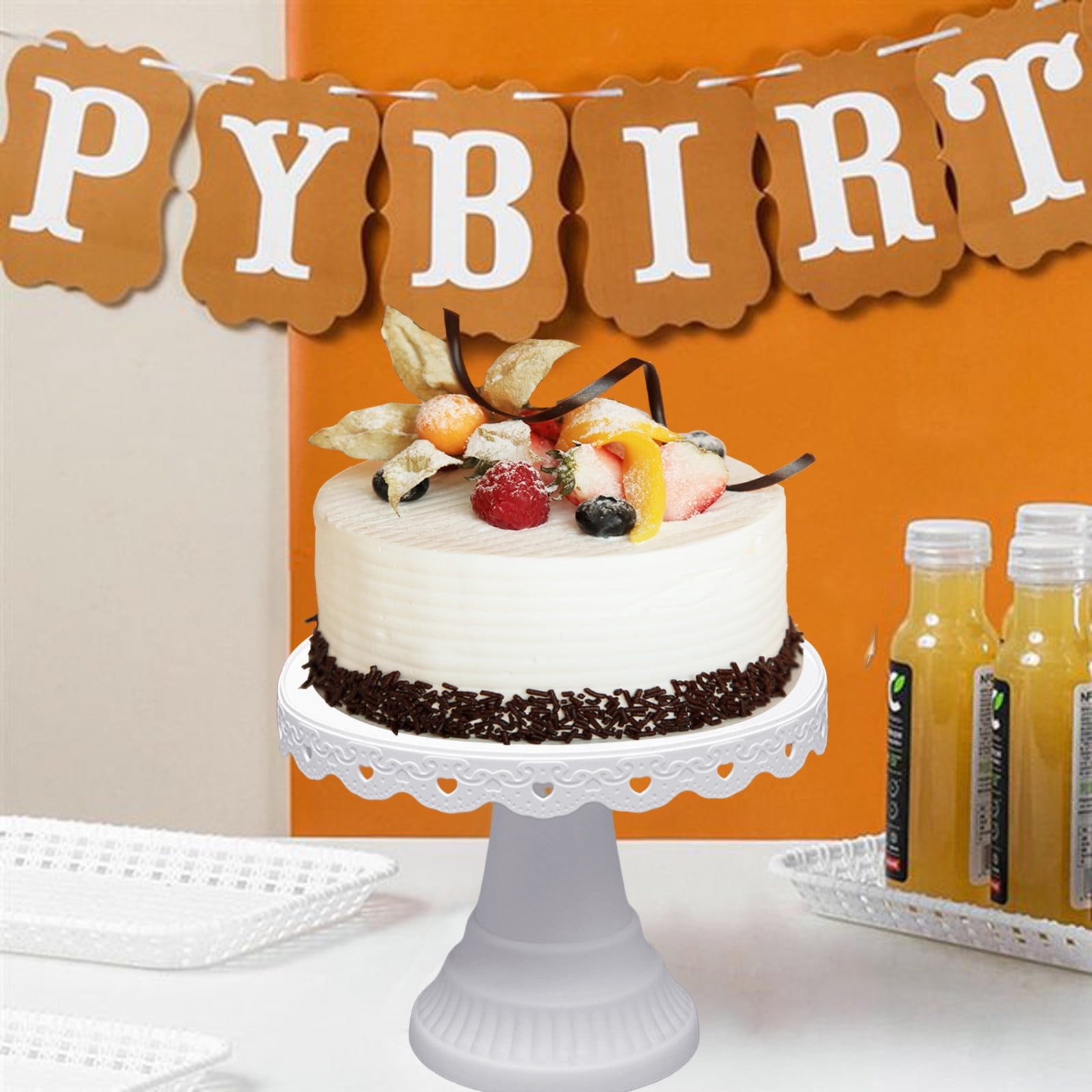 Présentoir à Gâteaux 2 Niveaux En Ardoise Noire – Support Pour Cupcakes, Desserts, Mariage