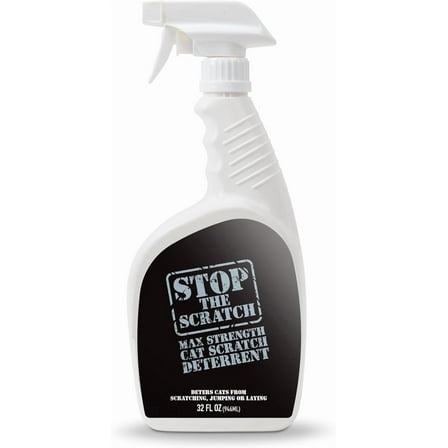 EBPP Stop The Scratch Cat Deterrent Spray for Furniture, Floors, and More, 32 fl oz