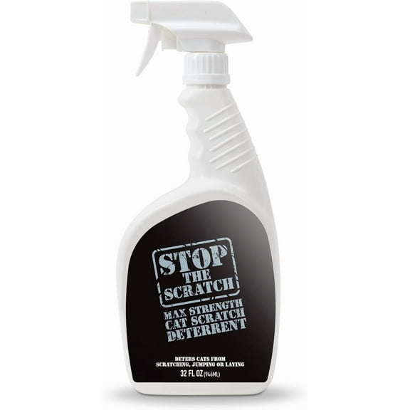 EBPP Stop The Scratch Cat Deterrent Spray for Furniture, Floors, and More, 32 fl oz