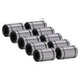 thumbnail image 3 of 304 Stainless Steel CNC Bearings, Low Friction Easy To Maintain 10Pcs Linear Motion Bearing LM6UU  For Test Frame Spare For 3D Printer, 3 of 8