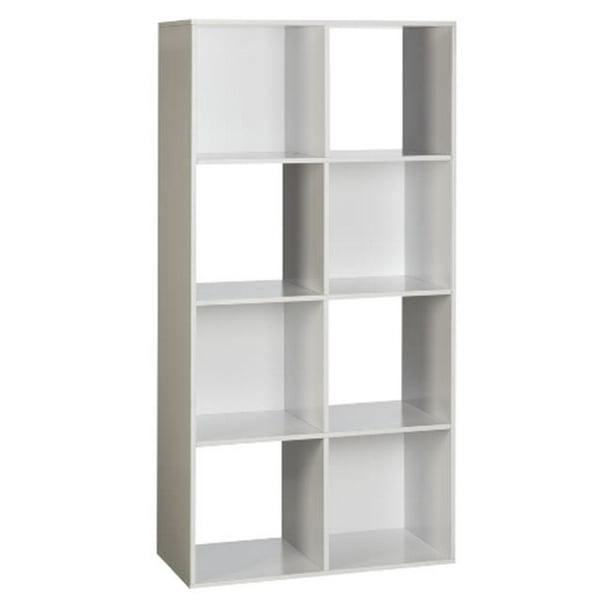 Comfort Products 50-81201 Organisateur 8-Cube - Blanc - 48 x 11.75 x 23.5 in.