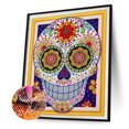 thumbnail image 2 of Kit de pintura de diamante 5D Calavera Parcial Forma especial Taladro DIY Arte de la pared Artesanía Likrtyny Arte deco, 2 of 9