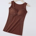 thumbnail image 3 of TMOYZQ Women's Compression Tank Tops Lace Sleeveless Thermal Underwear Tops Seamless Tummy Control Shapewear Camisoles Undershirt Warm Base Layer Veast with Built-In Bra, 3 of 3