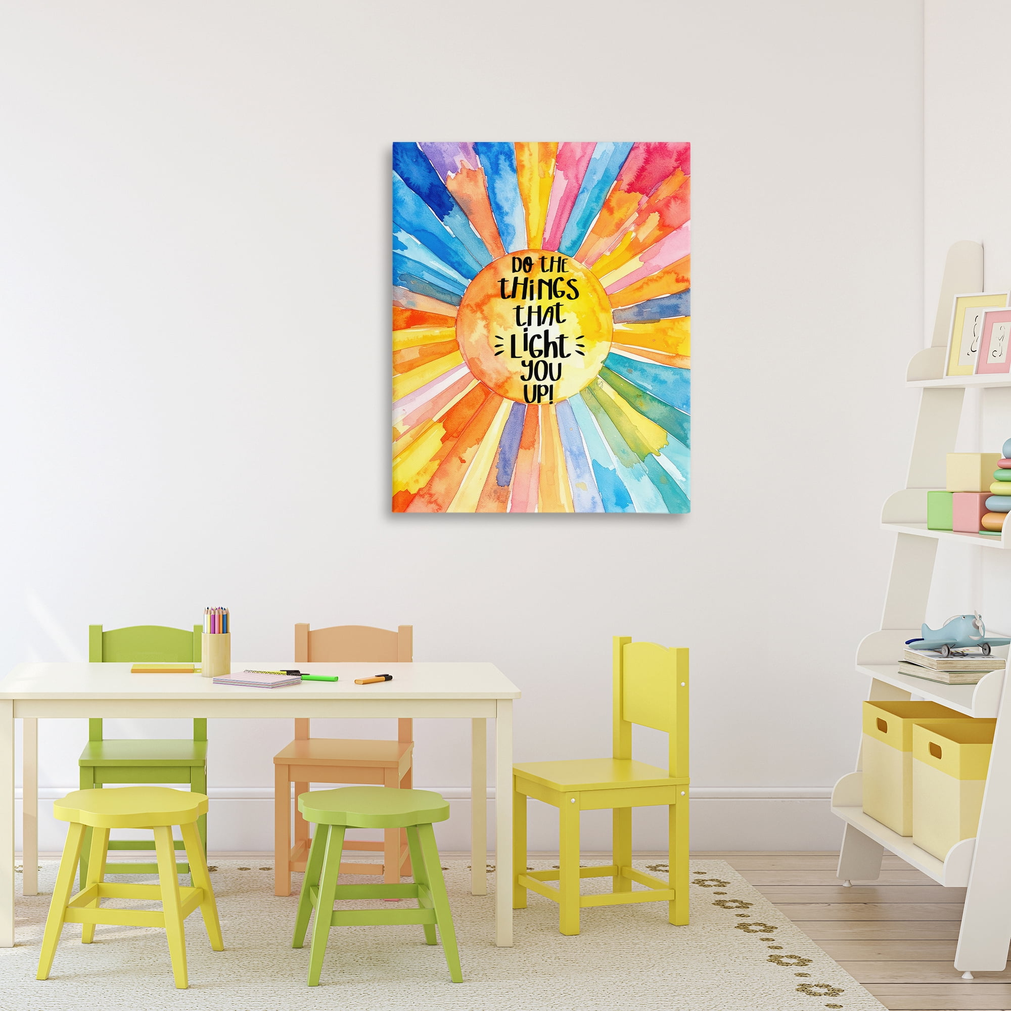 Stupell Industries Things That Light You Up Canvas Wall Art, design by Shelly Craig