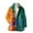 Multicolor, variant on Plus Size Winter Coat Women's Floral Print Flannel Stand Collar Jacket Stylish Casual Wear Outerwear For Ladies Fit Christmas Gifts