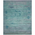 thumbnail image 2 of SAFAVIEH Valencia Gracelyn Abstract Polyester Area Rug, Turquoise/Multi, 9' x 12', 2 of 7