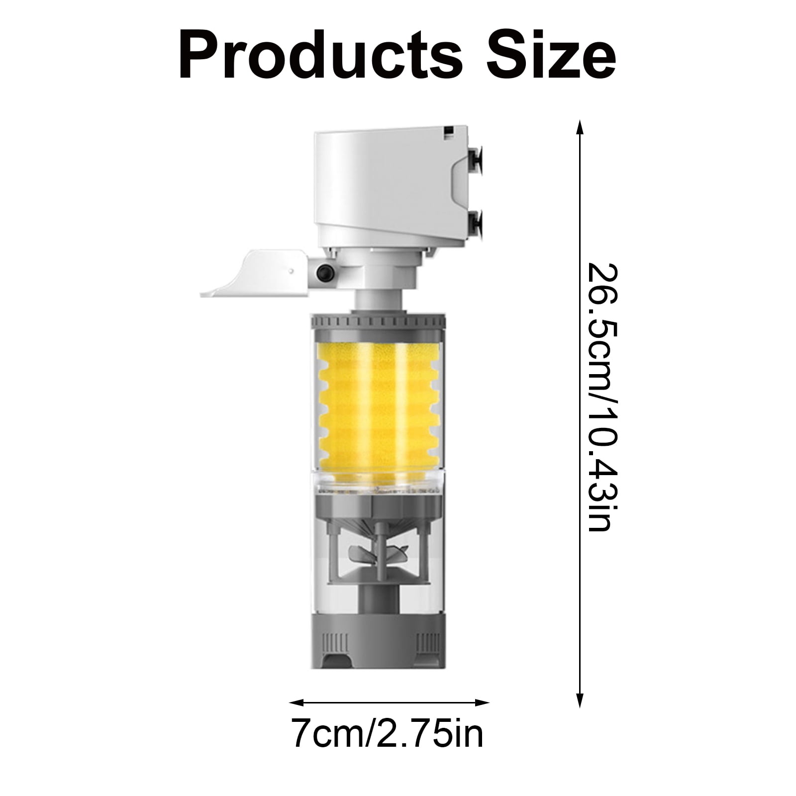 6 in 1 Aquarium Pumps for Filter Systems for Quiet Filter in Fish Tanks Filter for Freshwater Setups
