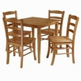 thumbnail image 1 of Groveland 5pc dining table & ladder back chair, Natural, 1 of 9