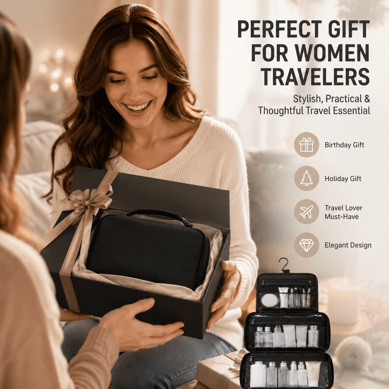 NIUTA Hanging Toiletry Bag, 3-Tier Organizer with Hook photo 7