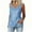 *2-Light Blue, variant on VBVC Women's Disc Sequin Sleeveless Top,Ladies Scallop Neck Vest,Lightweight Party Blouse For Women,Black,Size L