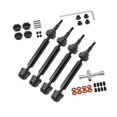 thumbnail image 2 of 4 Uds CVD eje de transmisión delantero y trasero RC piezas de actualización de coche DIY montaje modificado ejes de eje de transmisión para 1:10 Sacle negro, 2 of 8