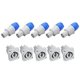 thumbnail image 3 of 10x Conector Powercon de CA de 3 , Enchufe Macho NAC3FCA, Enchufe de AlimentacióN de CA 20A/250V para Luz de Escenario, Pantalla LED Gris, 3 of 5