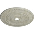 thumbnail image 3 of Ekena Millwork 26 3/4"OD x 3 5/8"ID x 1 1/8"P Leaf Ceiling Medallion (Fits Canopies up to 3 5/8"), Hand-Painted Pot of Cream Crackle, 3 of 5