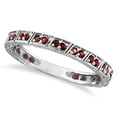 thumbnail image 1 of Ruby Stackable Ring Anniversary Band in 14k White Gold (0.27ct), 1 of 3
