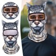 thumbnail image 2 of MesaSe 4pcs Winter Balaclava Cat Ski Mask Windproof With Ears Cute Full Face Animal Ski Face Mask for Outdoor Hiking Riding Bar Music Festivals Party Raves Halloween, 2 of 9