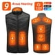 thumbnail image 3 of Superoferta 21 ZONAS DE CALEFACCIÓN Chaleco calefaccionado para hombres y mujeres Chaqueta calefactable de invierno Chaleco térmico autocalentable con USB Chaqueta calefactora, 3 of 5