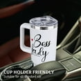 thumbnail image 3 of Boss Lady Tumbler 40 Oz, Funny Boss Day Gifts for Her Women, Best Boss Gifts for Women Office, Christmas Presents for Your Boss, Best Boss Lady Cup Coffee Mug, 40 Oz Tumbler with Handle and Straw, 3 of 6