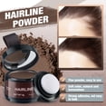 thumbnail image 4 of Instantly Hair Powder, Root Touch Up Hair Color Hairline Powder, Women Men Hair Powder Elevates Hairline for Women Men Thinning Hair, Medium Brown, 4 of 11