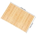 thumbnail image 2 of CATIEBYE Bamboo Floor Mat Waterproof Anti-Slip Mat Suitable for Kitchen 1 Pack, 2 of 6