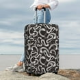 thumbnail image 3 of Lsque Hand Drawn Snake Printed Luggage Cover, Travel Luggage Protector,Scratch and Dirt Resistant, Fits 18-32 Inch Luggage - X-Large, 3 of 9
