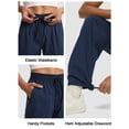 thumbnail image 3 of Pantalones SEVEGO Dance Studio para mujer, ligeros, azul marino, XL, 3 of 9