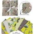 thumbnail image 3 of Soimoi Florals Print&nbsp;Precut 5-inch Cotton&nbsp;Fabric&nbsp;Quilting&nbsp;Squares&nbsp;Charm Pack DIY Patchwork Sewing Craft-Light Gray, 3 of 7